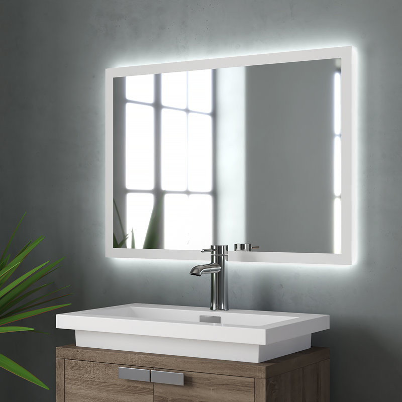 Brayden Studio Condrey Backlit Bathroom/Vanity Mirror Wayfair